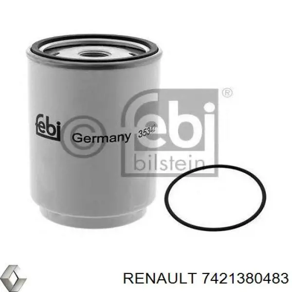 7421380483 Renault (RVI) filtro combustible