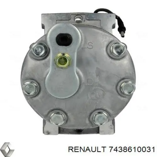 7438610031 Renault (RVI) compresor de aire acondicionado