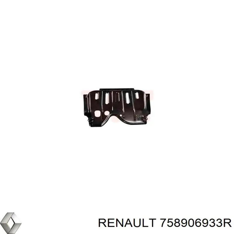 758906933R Renault (RVI) protección motor /empotramiento