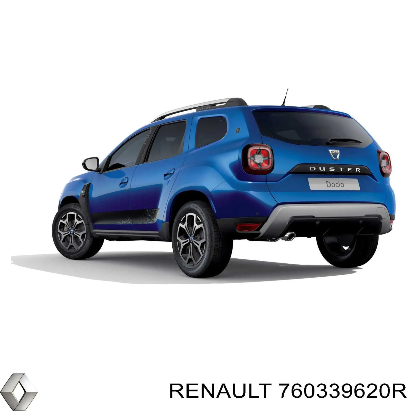  Guardabarros trasero izquierdo para Dacia Duster HM