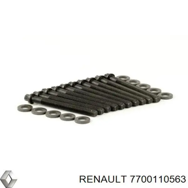 7700110563 Renault (RVI) tornillo de culata