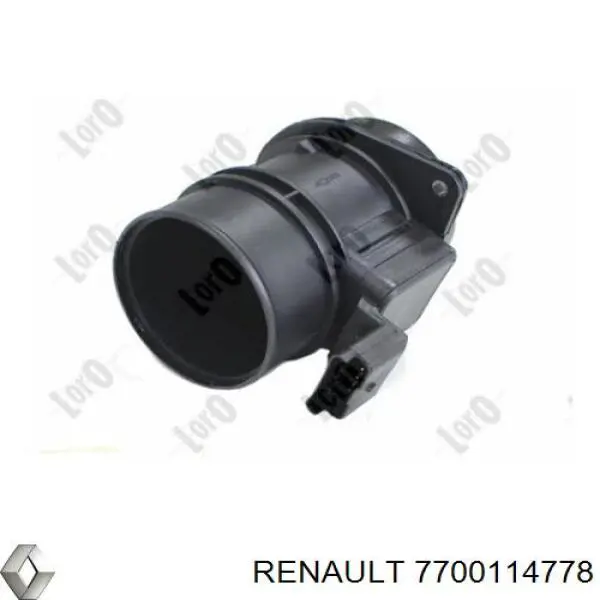 7700114778 Renault (RVI) sensor de flujo de aire/medidor de flujo (flujo de aire masibo)