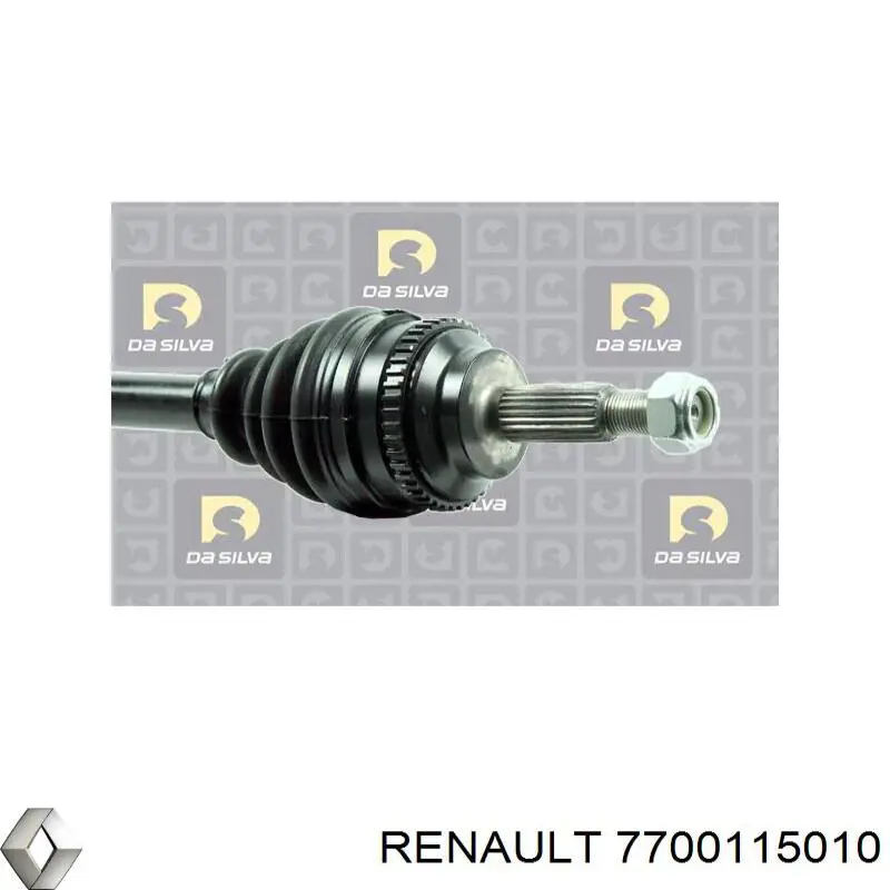 7700115010 Renault (RVI) árbol de transmisión delantero derecho