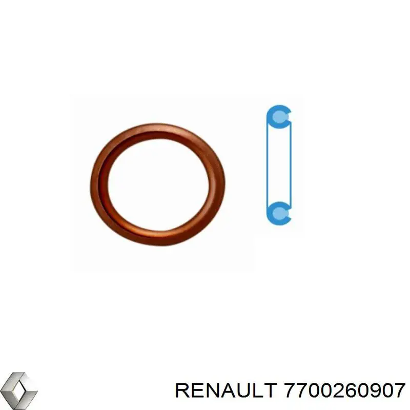  Junta, tapón roscado, colector de aceite para Renault Safrane 1 