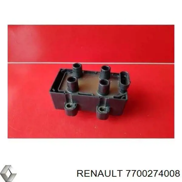 7700274008 Renault (RVI) bobina de encendido