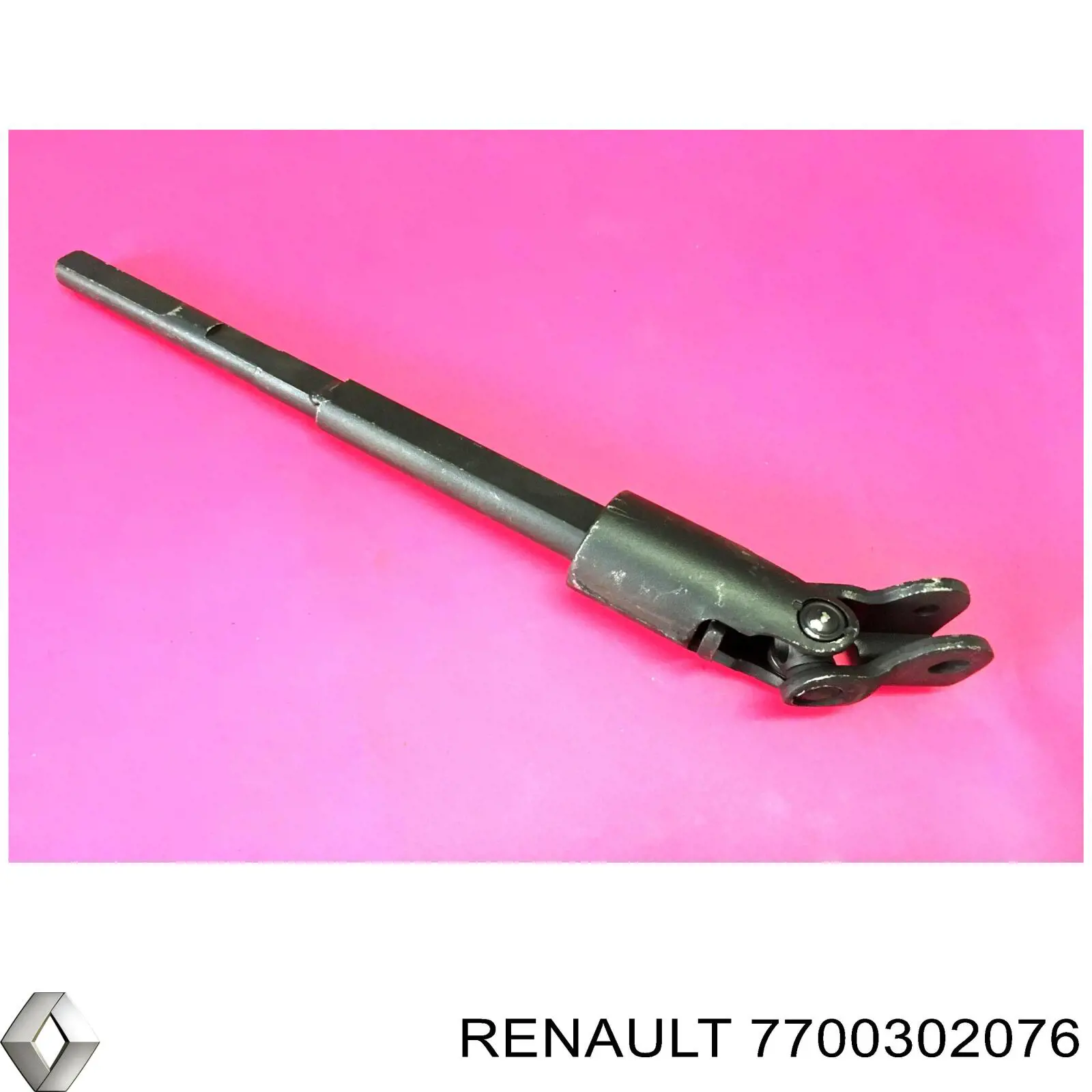 7700302076 Renault (RVI) columna de direccion eje cardan inferior