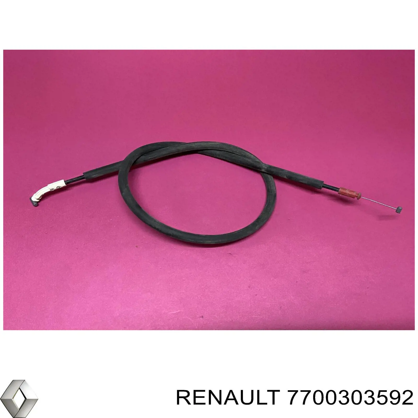  Cable de accionamiento, desbloqueo de puerta trasera derecha para Nissan Kubistar X76