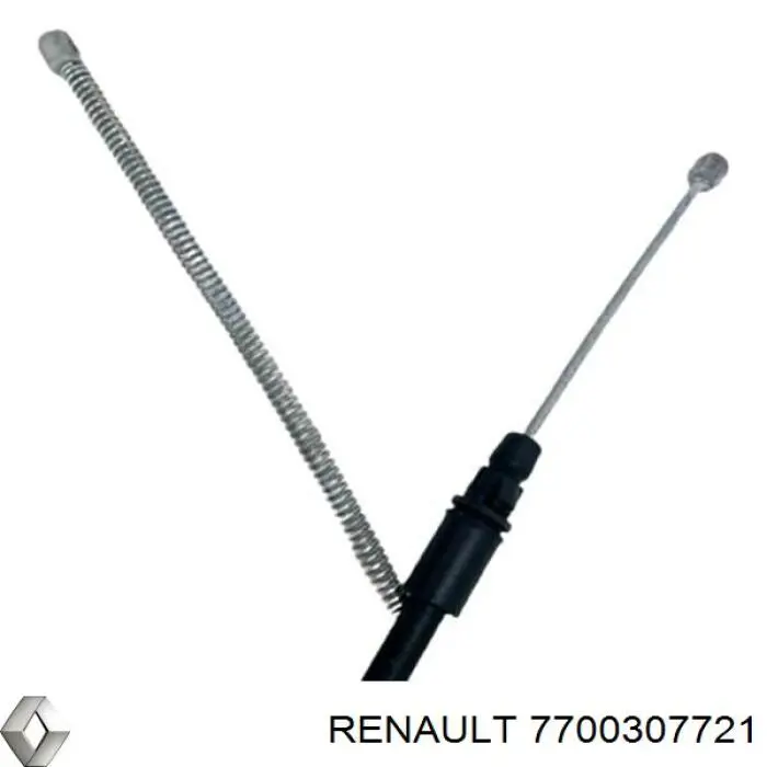 9108245 Opel cable de freno de mano trasero derecho