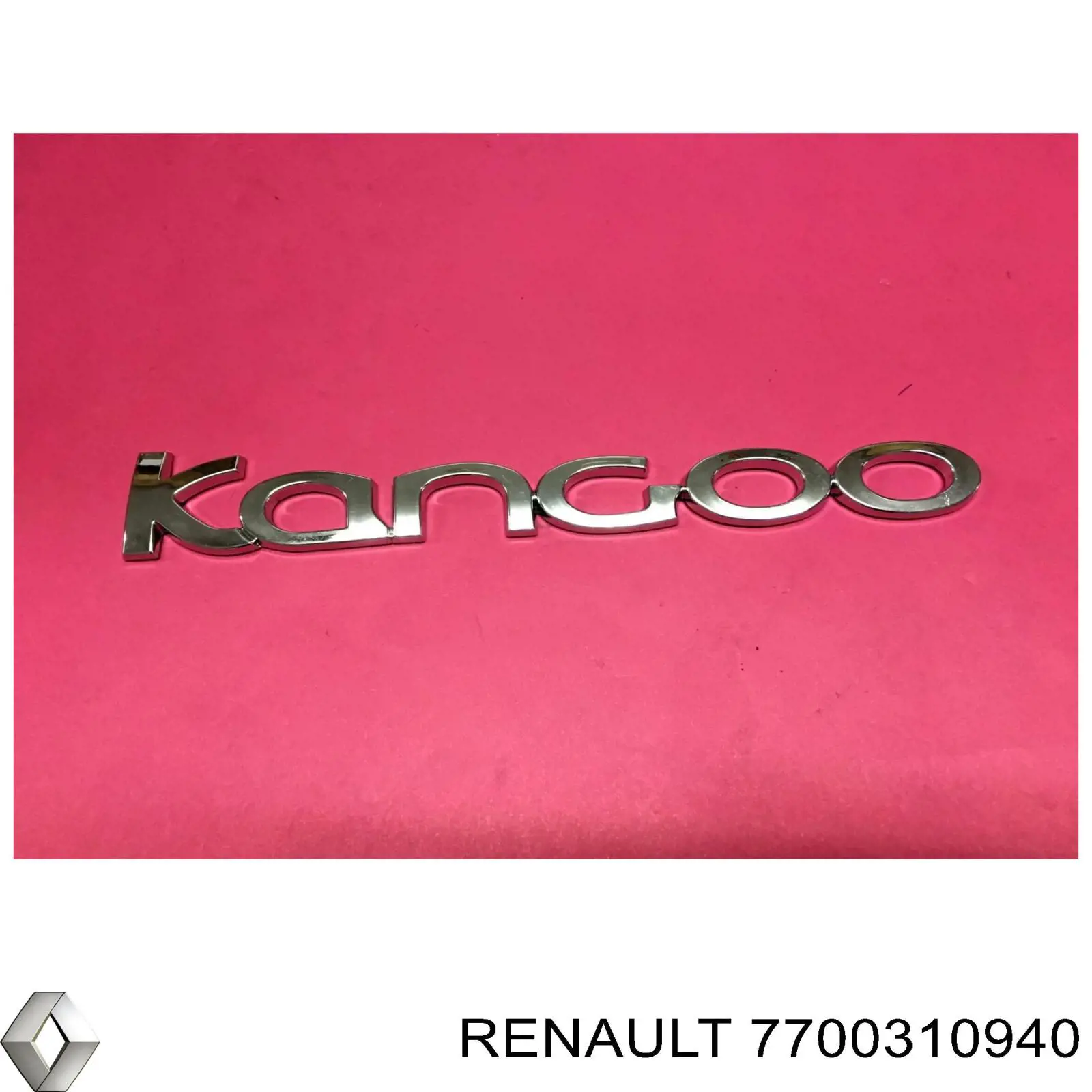  Emblema de tapa de maletero para Renault Kangoo KC0