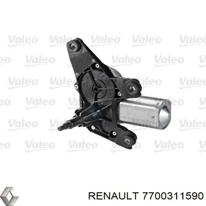 7700311590 Renault (RVI) motor limpiaparabrisas luna trasera