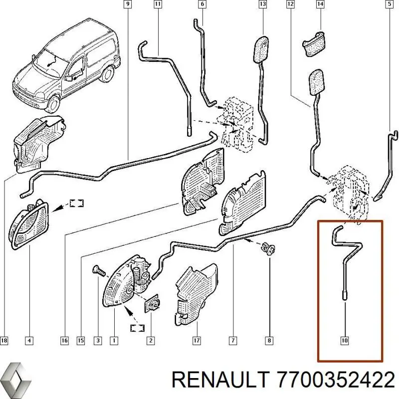 7700352422 Renault (RVI) 