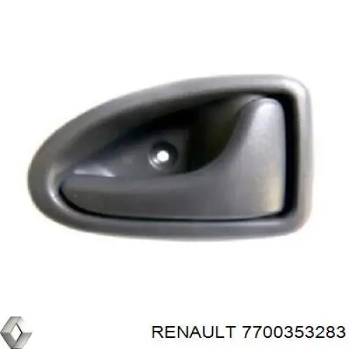 7700353283 Renault (RVI) manecilla de puerta, equipamiento habitáculo, derecha delantera/trasera