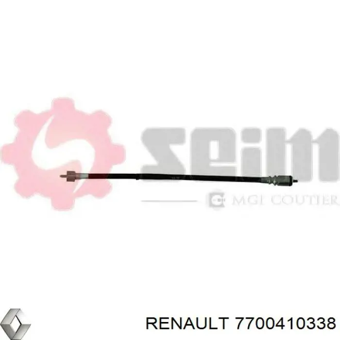 7700410338 Renault (RVI) cable para velocimetro