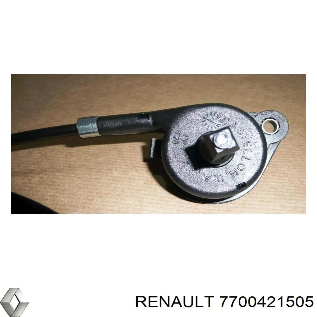 7700421505 Renault (RVI) cable de apertura de capó del motor