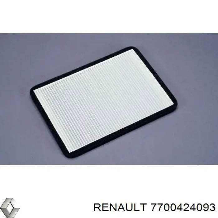 7700424093 Renault (RVI) filtro de habitáculo