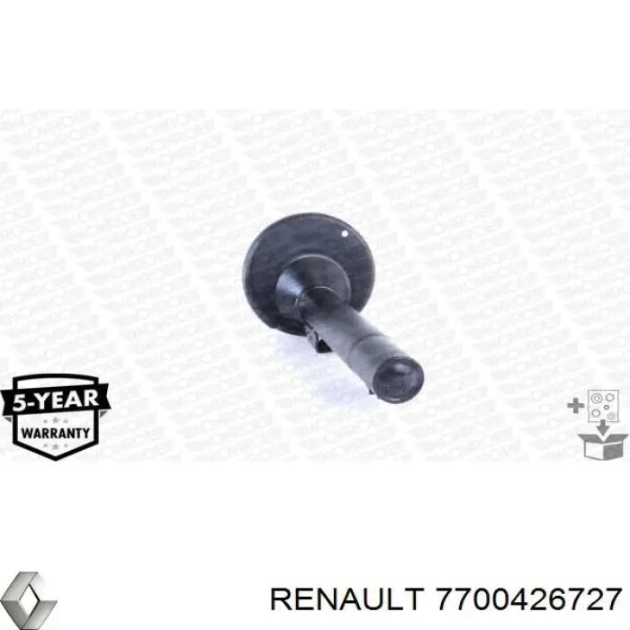 7700426727 Renault (RVI) amortiguador trasero