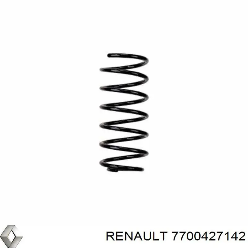 7700427142 Renault (RVI) muelle de suspensión eje delantero