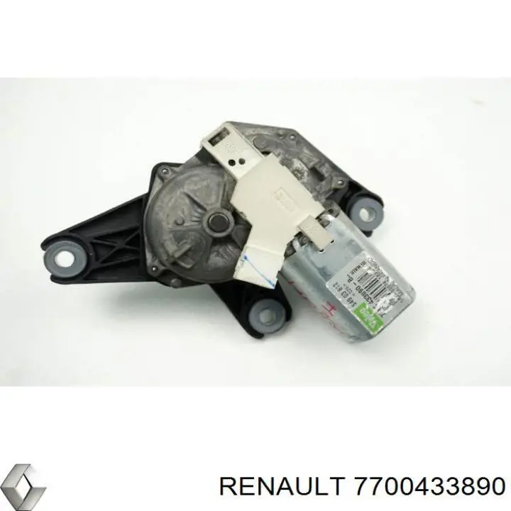 7700433890 Renault (RVI) motor limpiaparabrisas luna trasera