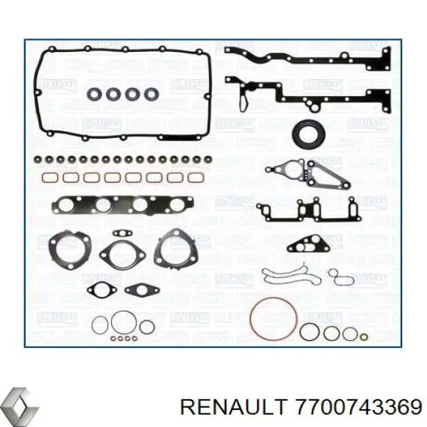 7700743369 Renault (RVI) junta de culata