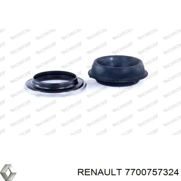 7700757324 Renault (RVI) soporte amortiguador delantero