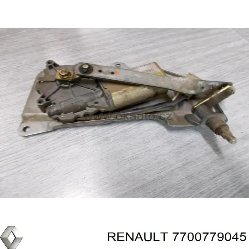 7700779045 Renault (RVI) motor limpiaparabrisas luna trasera