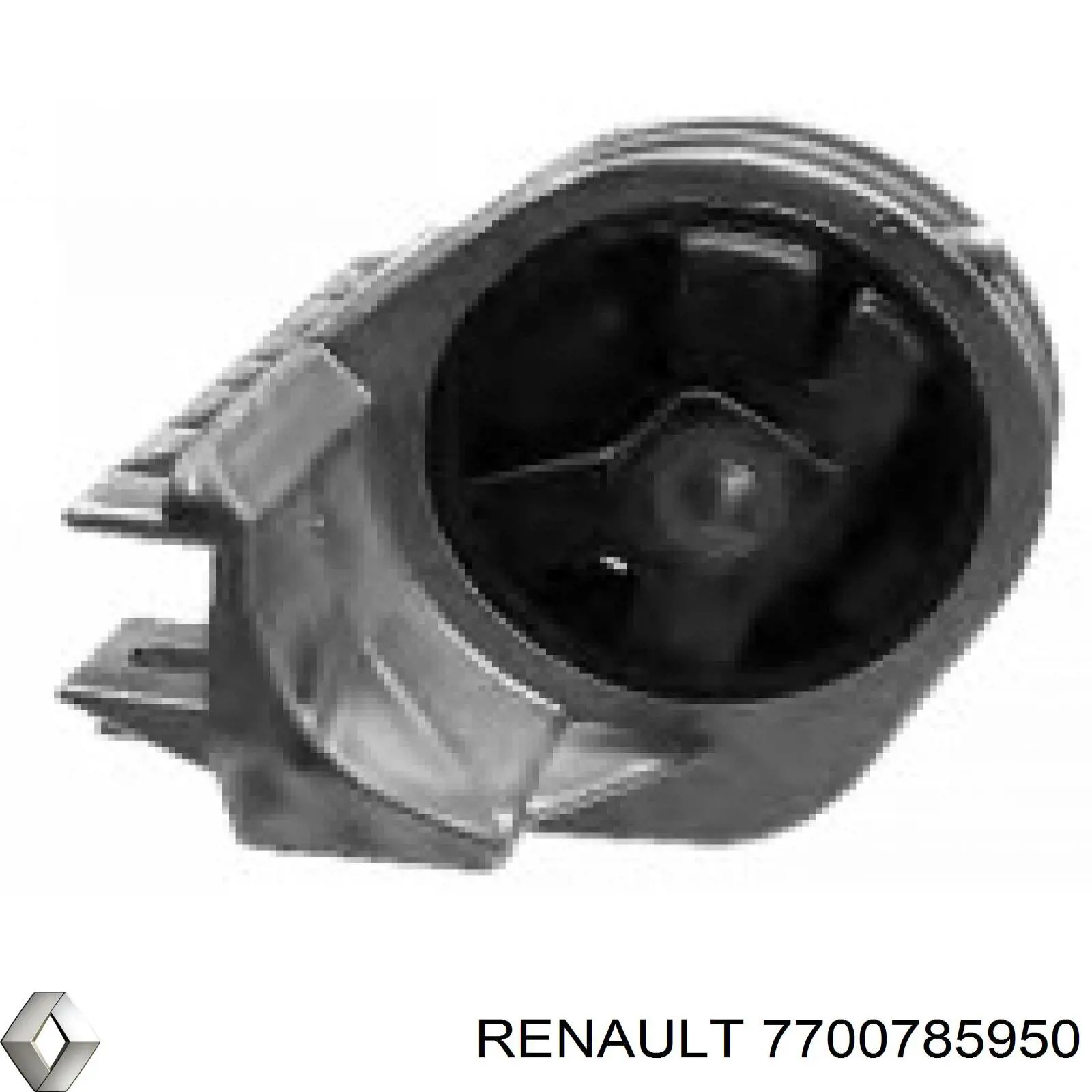 7700785950 Renault (RVI) soporte de motor trasero