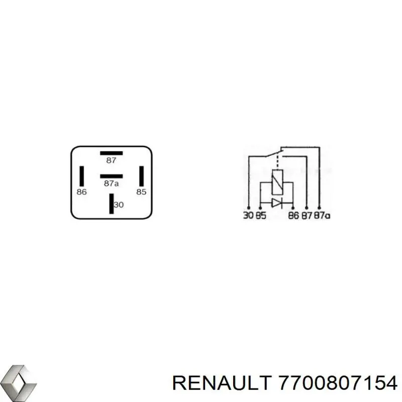 7700807154 Renault (RVI) 