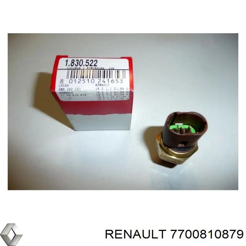 7700810879 Renault (RVI) sensor de temperatura del refrigerante