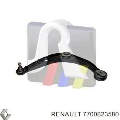 7700823580 Renault (RVI) barra oscilante, suspensión de ruedas delantera, inferior izquierda