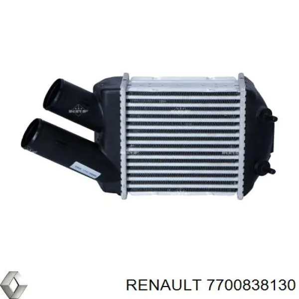 7700838130 Renault (RVI) radiador de aire de admisión