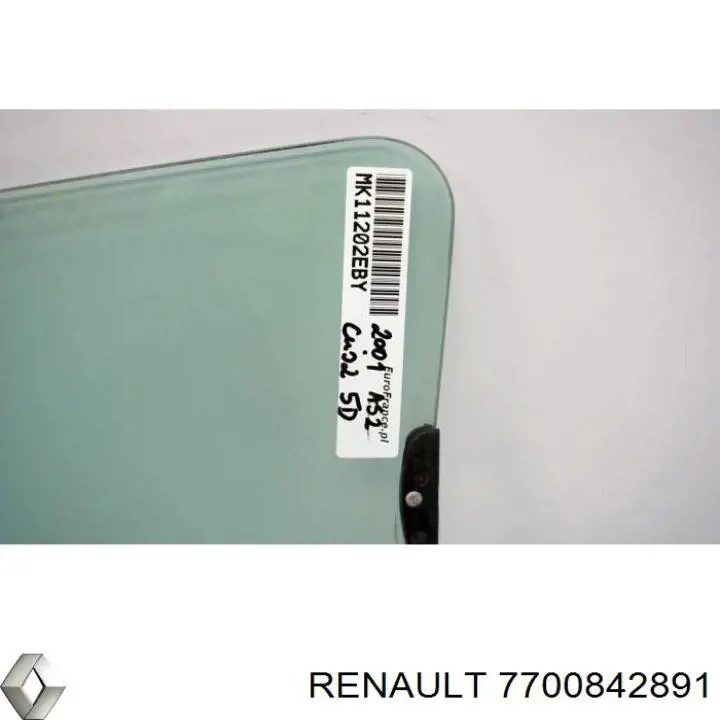  Luna de puerta delantera izquierda para Renault Clio 2 