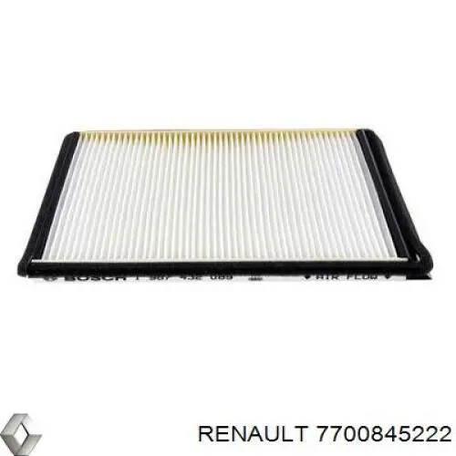 7700845222 Renault (RVI) filtro de habitáculo