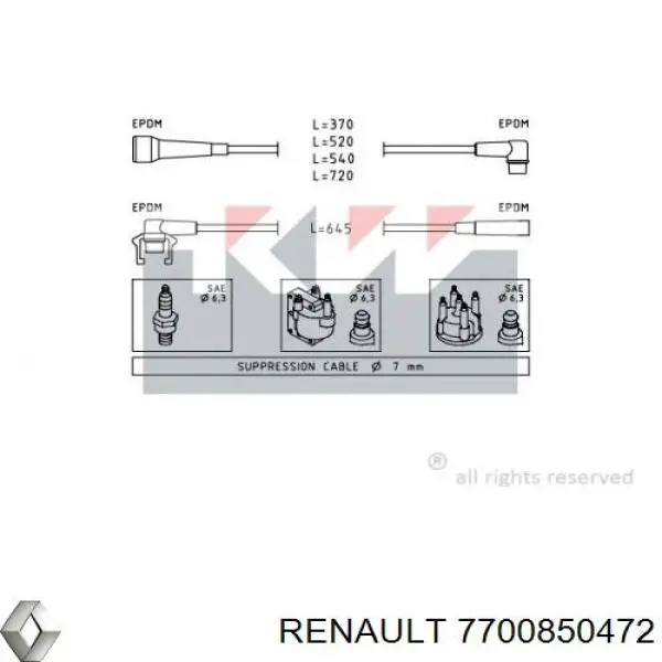 7700850472 Renault (RVI) 