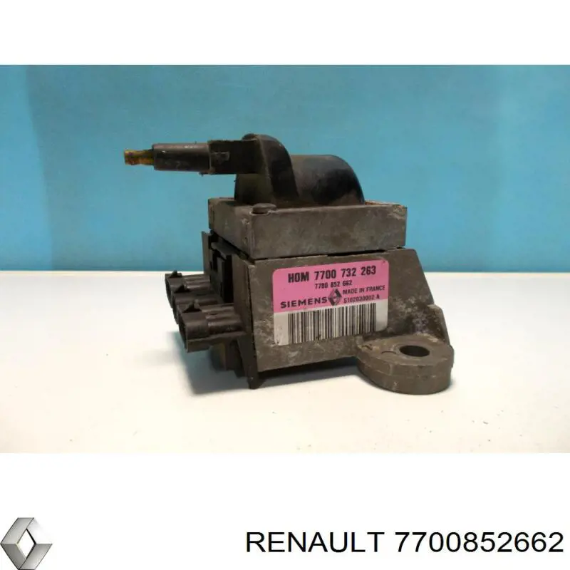 7700852662 Renault (RVI) bobina de encendido