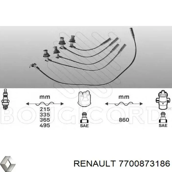 7700873186 Renault (RVI) 