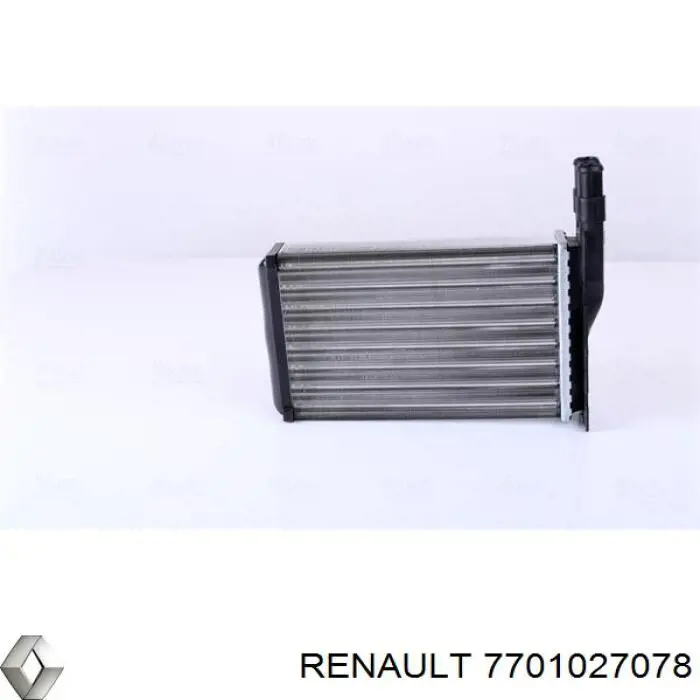 7701027078 Renault (RVI) radiador de calefacción