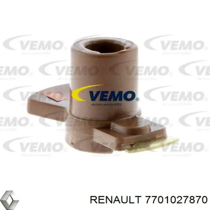 7701027870 Renault (RVI) rotor del distribuidor de encendido