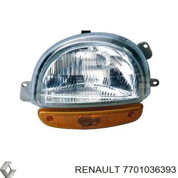 7701036393 Renault (RVI) faro izquierdo