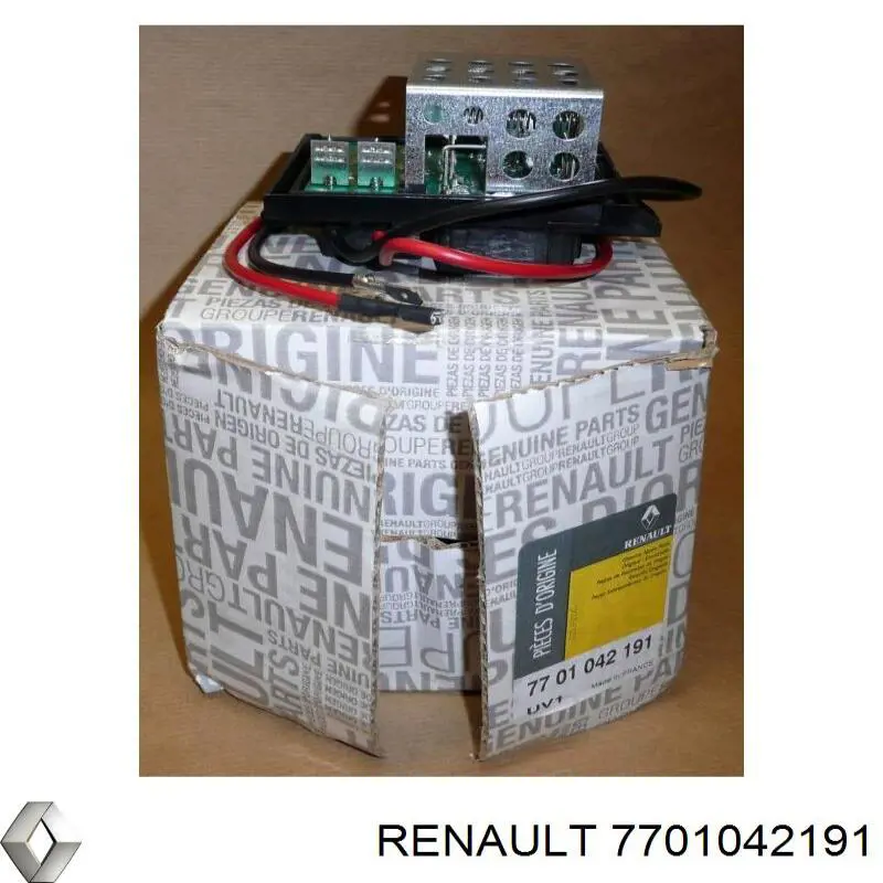 7701042191 Renault (RVI) resitencia, ventilador habitáculo