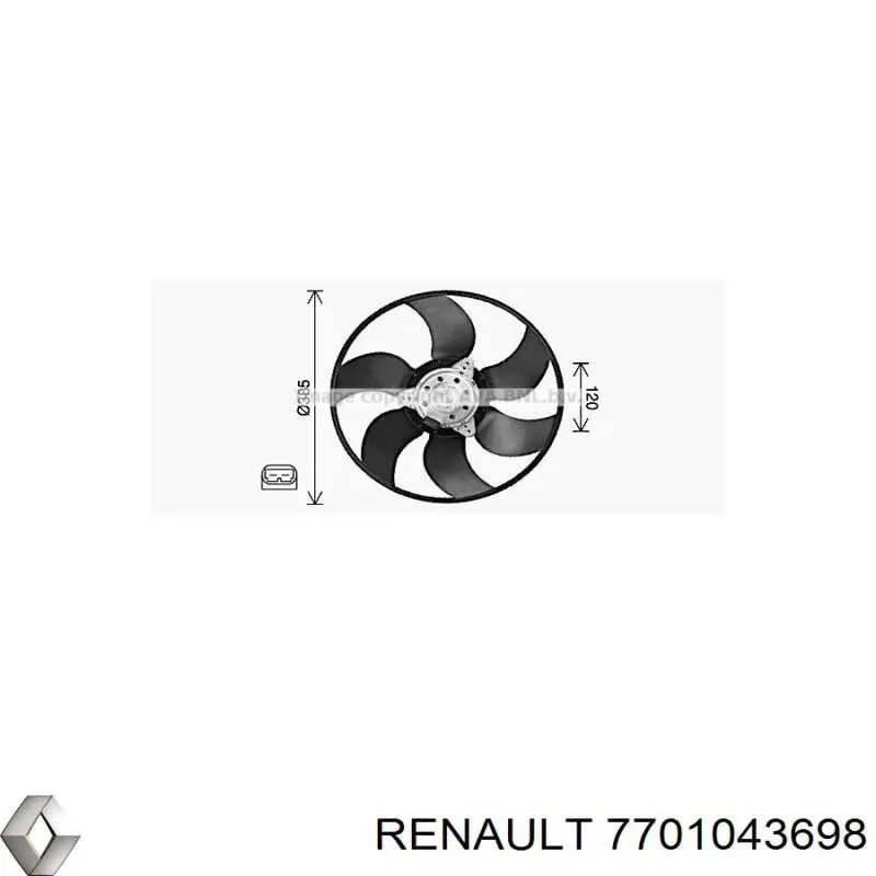 7701043698 Renault (RVI) 