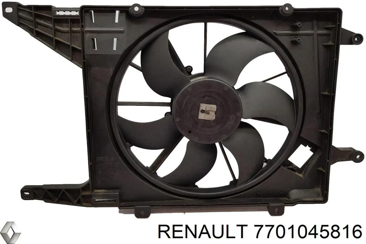 7701045816 Renault (RVI) ventilador (rodete +motor refrigeración del motor con electromotor completo)