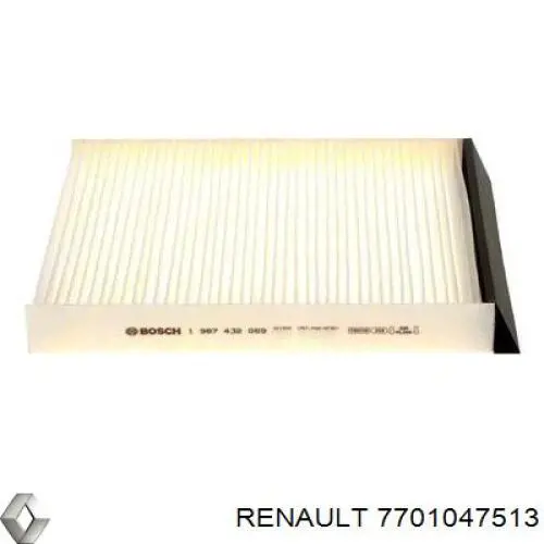 7701047513 Renault (RVI) filtro de habitáculo