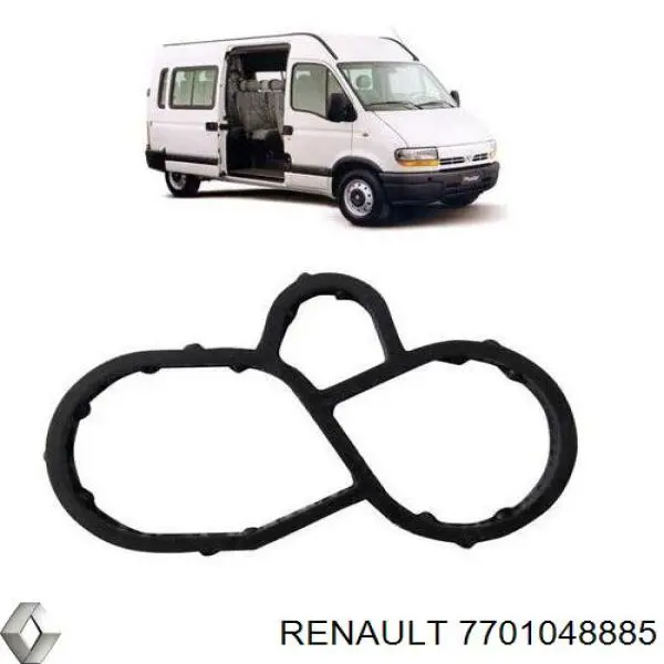  Junta, adaptador de filtro de aceite para Renault Master 2 