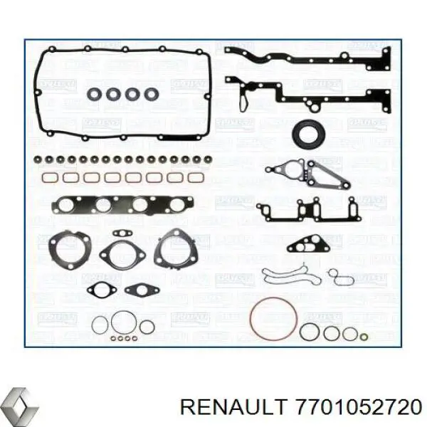 7701052720 Renault (RVI) junta de culata izquierda