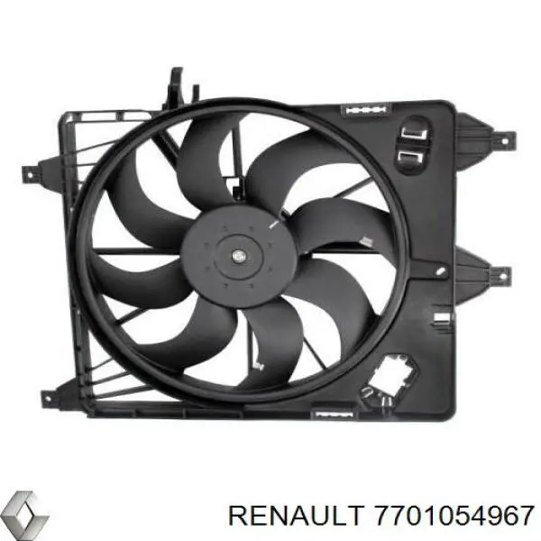  Bastidor radiador (armazón) para Renault Scenic 2 