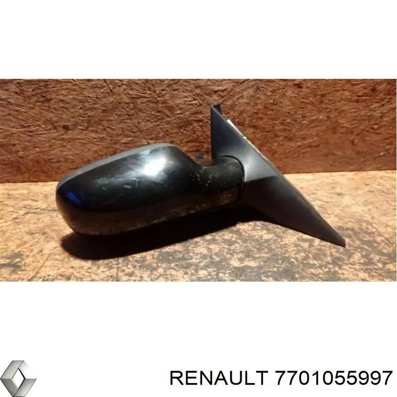 7701055997 Renault (RVI) espejo retrovisor derecho