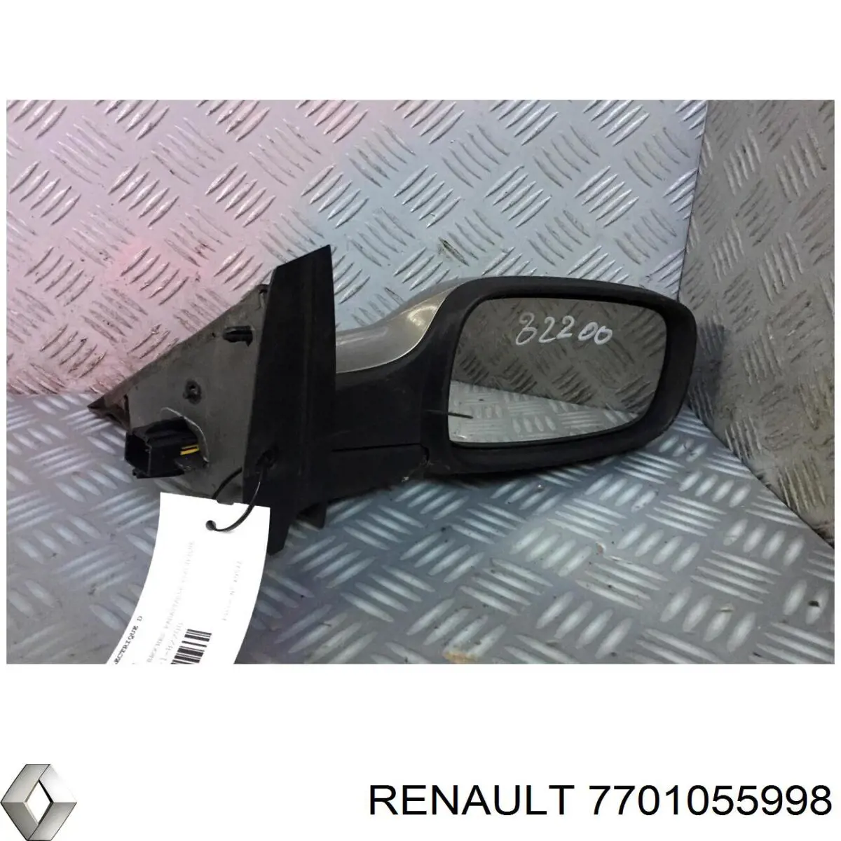  Cubierta, retrovisor exterior derecho para Renault Scenic 2 