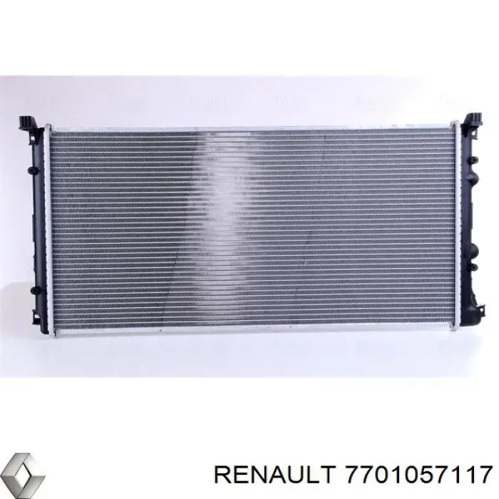 7701057117 Renault (RVI) radiador refrigeración del motor