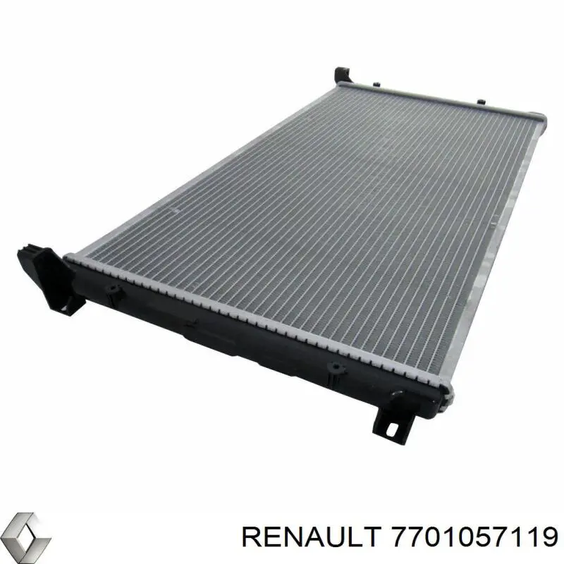 7701057119 Renault (RVI) radiador refrigeración del motor