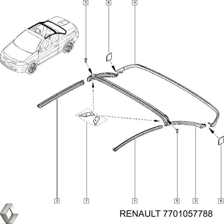 7701057788 Renault (RVI) 